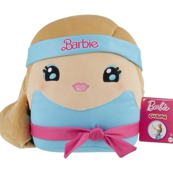 Barbie Cuddly Plush with Blue and Pink Accents